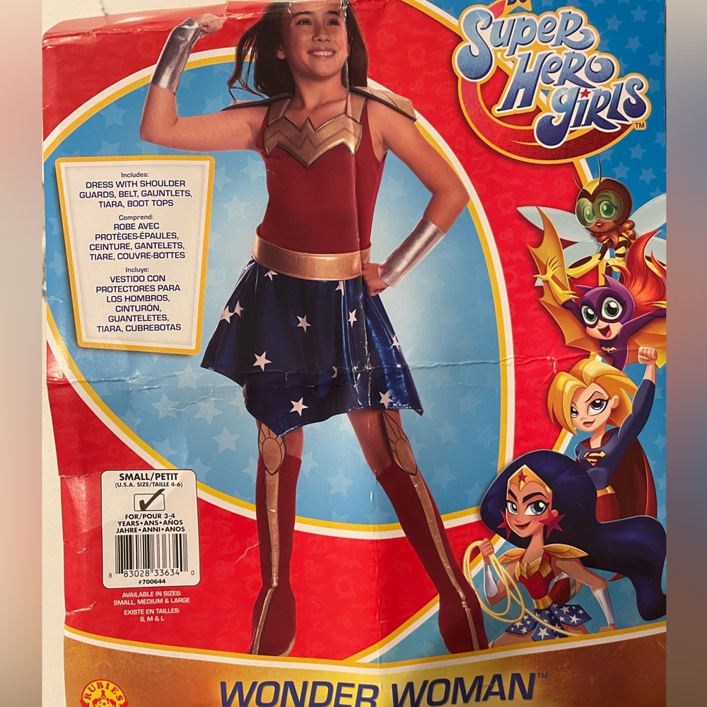 Wonder Woman girls costume